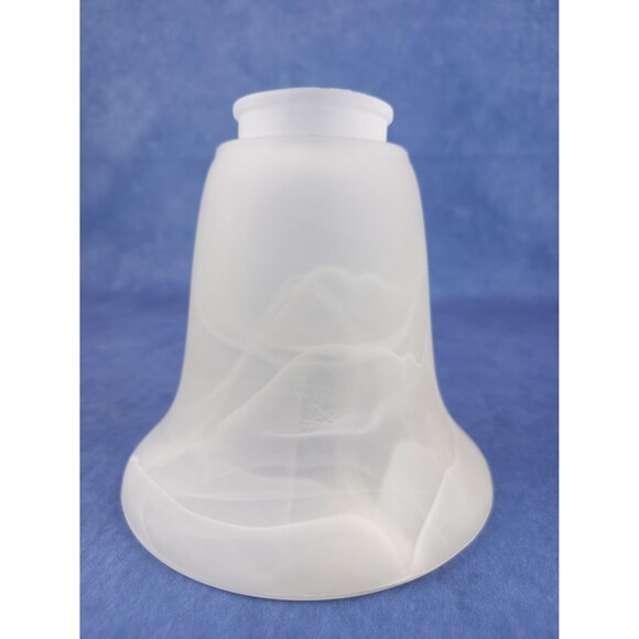 Frosted Glass Marble Pattern Replacement Lamp Shade For Chandelier OR Small Lamp - Picture 9 of 9
